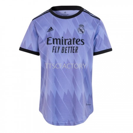 Billiga Fotbollströjor Real Madrid Dam Borta tröja 2022/23 Kortärmad